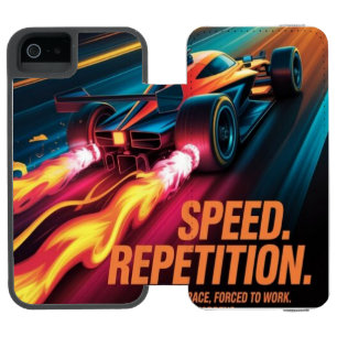 Coque-portefeuille iPhone 5 Incipio Watson™ Puissance de vitesse