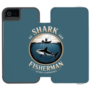 Coque-portefeuille iPhone 5 Incipio Watson™ Requin & Pêcheur