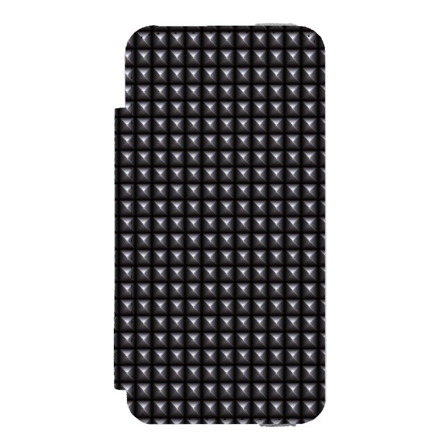 Coque Portefeuille Incipio Pour iPhone Texture en acier cloutée (Folio Devant)
