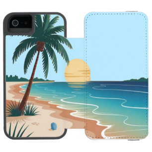 Coque-portefeuille iPhone 5 Incipio Watson™ Vibes Ensoleillées