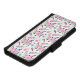 Coque Portefeuille Pour iPhone Aquarelle rose (Bas)
