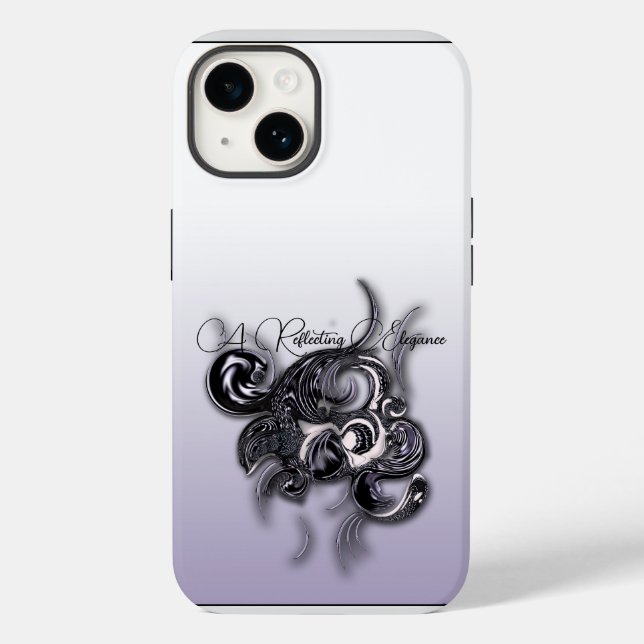Coque Pour iPhone 14 "A Reflecting Elegance", Coque Apple iPhone 14 (Verso)