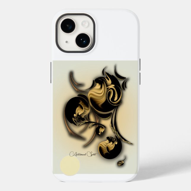 Coque Pour iPhone 14 "Autumnal Spirit", Apple iPhone 14 Coque (Verso)