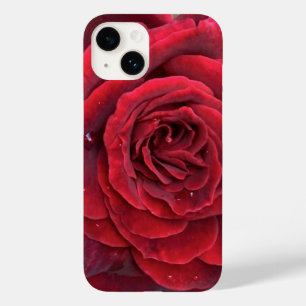 Coque Pour iPhone 14 Belle rose rouge iphone 14 coque