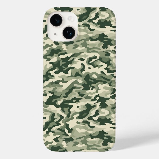 Coque Pour iPhone 14 Camo Imprimer iPhone 14 Coque (Verso)
