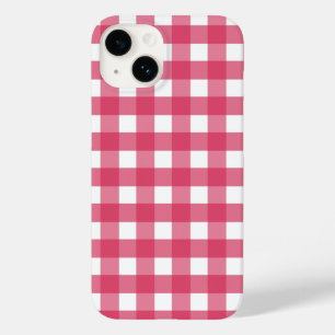 Coque Pour iPhone 14 Cerise en vichy Coque-Mate coque iphone