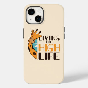 Coque Pour iPhone 14 Citation de Giraffe drôle Coque-Mate coque iphone