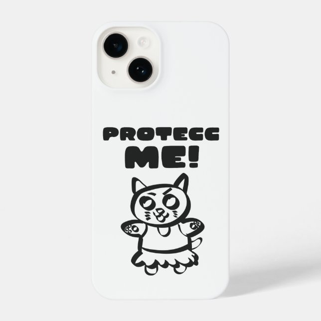 Coque Pour iPhone 14 Clingy Kitty Coque iphone (Verso)