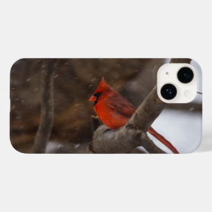 Coque Pour iPhone 14 Coque iphone cardinal de la tempête de neige