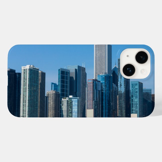 Coque Pour iPhone 14 Coque iphone Coque-Mate de Chicago (Verso (horizontal))