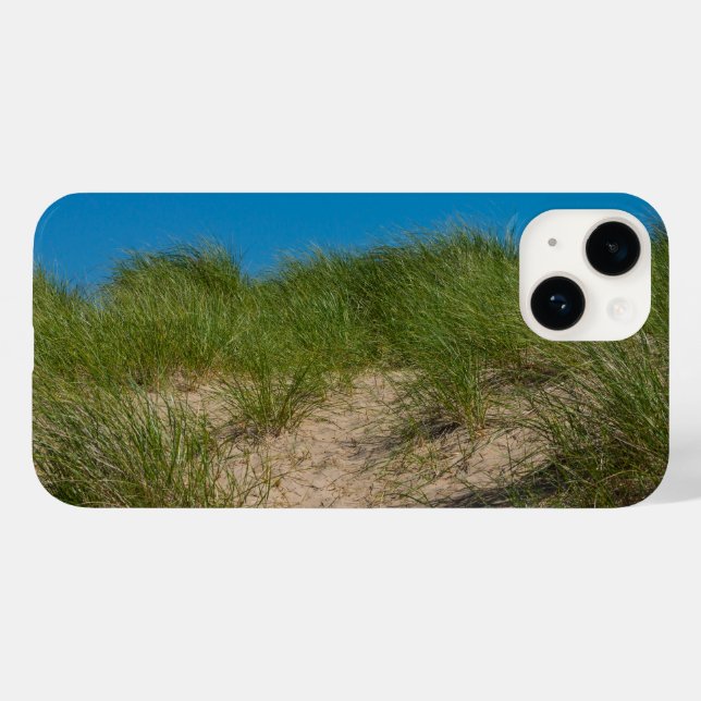 Coque Pour iPhone 14 Coque iphone Coque-Mate Dune Et avoine (Verso (horizontal))