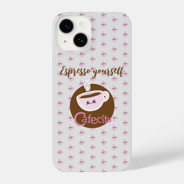 Coque Pour iPhone 14 Coque iphone d'alimentation Cafecito (Verso)