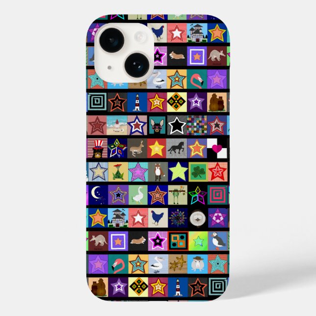 Coque Pour iPhone 14 Coque iphone de collage (Verso)