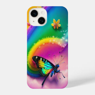 Coque Pour iPhone 14 Coque iphone de conception papillon