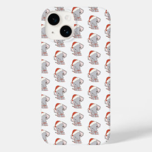 Coque Pour iPhone 14 Coque iphone de Noël Eléphant
