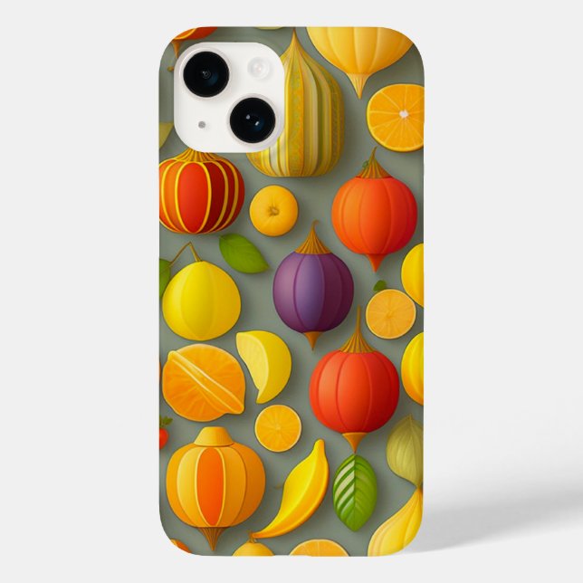 Coque Pour iPhone 14 Coque iphone Fruit Design (Verso)