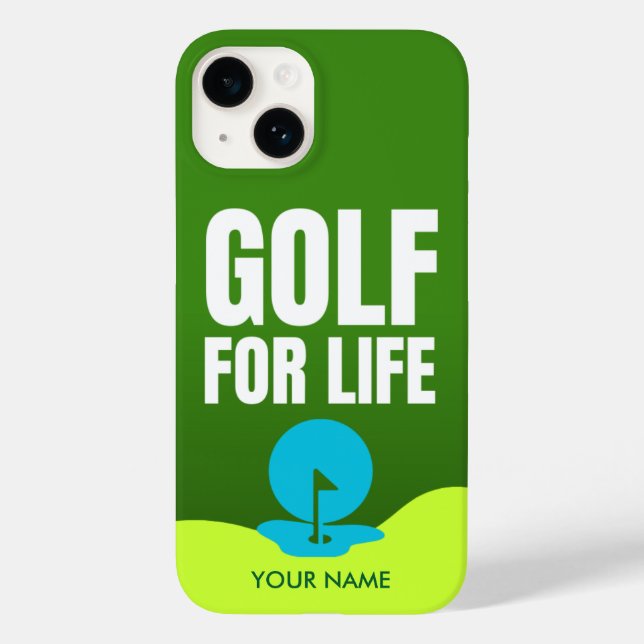 Coque Pour iPhone 14 coque iphone Golfer customisé (Verso)