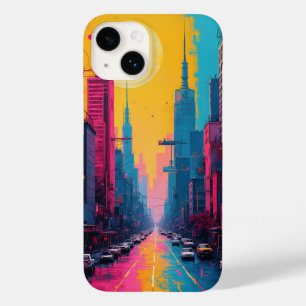 Coque Pour iPhone 14 coque iphone (paysage urbain animé)