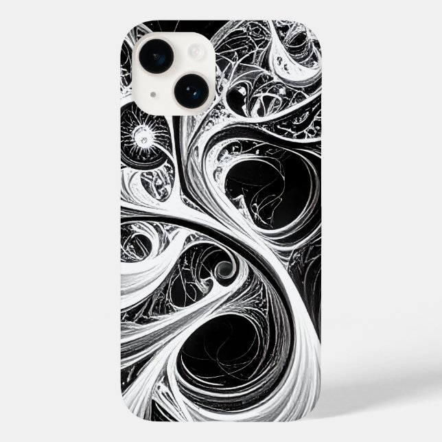 Coque Pour iPhone 14 Coque iphone réseau mental Abstrait complexe (Verso)
