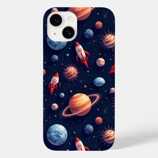 Coque Pour iPhone 14 Coque iphone spatial (IP14) (Verso)