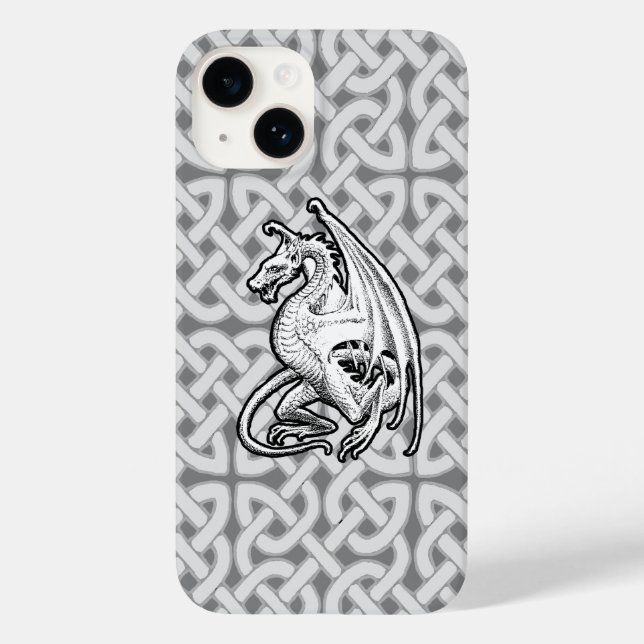 Coque Pour iPhone 14 Coque Winged Dragon iPhone 7 (Verso)