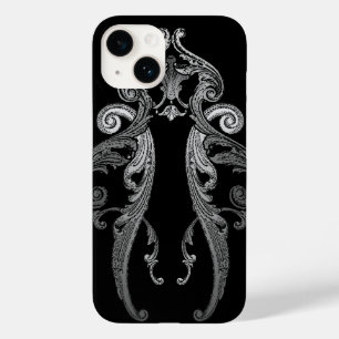 Coque Pour iPhone 14 Elégant Ornate Goth Design iPhone 6 Coque