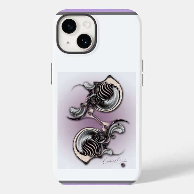 Coque Pour iPhone 14 " Essentialist Creation", Apple iPhone 14 Coque (Verso)