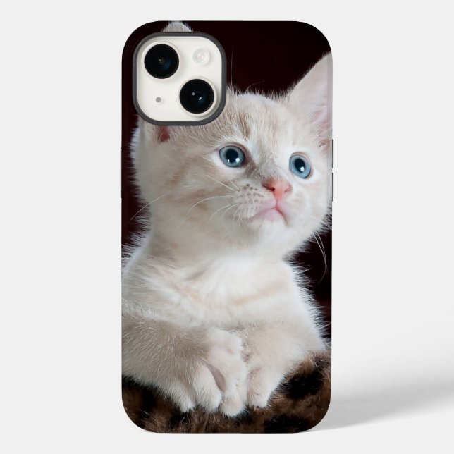 Coque Pour iPhone 14 iphone 14 coque chat amour (Verso)