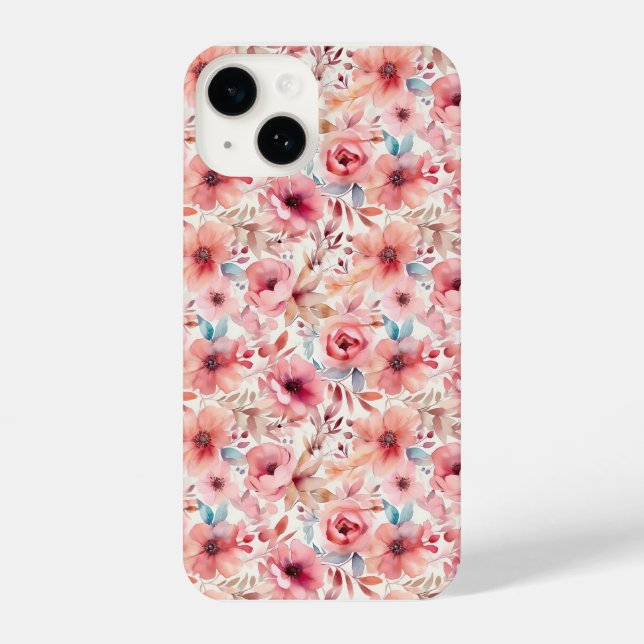 Coque Pour iPhone 14 iPhone 14 Coque Floral (Verso)