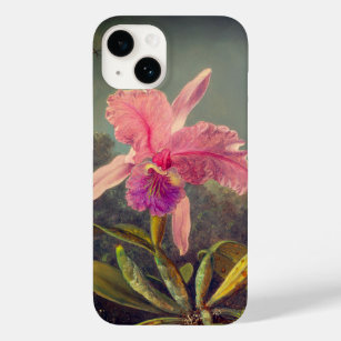 Coque Pour iPhone 14 L'orchidée de Cattleya et trois colibris Heade