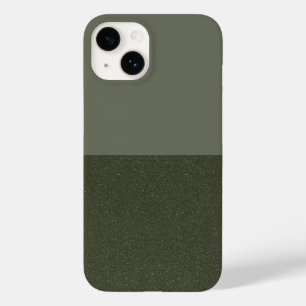 Coque Pour iPhone 14 Moderne Split Moss Green iPhone 14 Coque - Personn