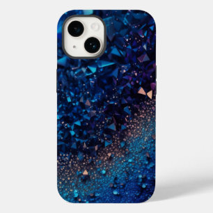 Coque Pour iPhone 14 Parties scintillant bleu marine iPhone Mate Coque