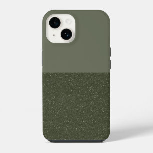 Coque Pour iPhone 14 Personnaliser Moss Green Split iPhone 14 Coque
