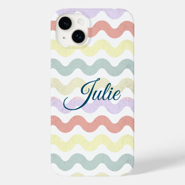 Coque Pour iPhone 14 Plus Coque iphone Coque-Mate (Pastels) (Verso)