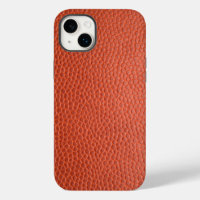 Faux En Cuir Orange. Coque iphone personnalisé