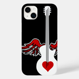 Coque Pour iPhone 14 Plus Flying Heart Guitar Coque-Mate coque iphone