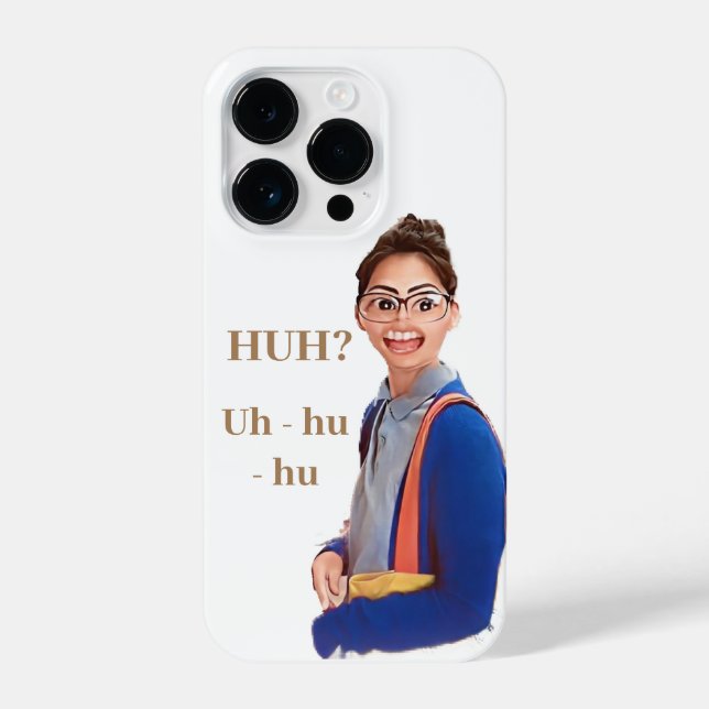 Coque Pour iPhone 14 Plus HUH ? Coque iPhone 14Pro (Verso)