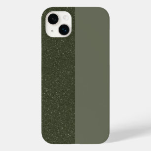 Coque Pour iPhone 14 Plus Moss Green Split Texture iPhone 14 Plus Coque