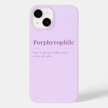 Porphyrophile : coque iphone lavande