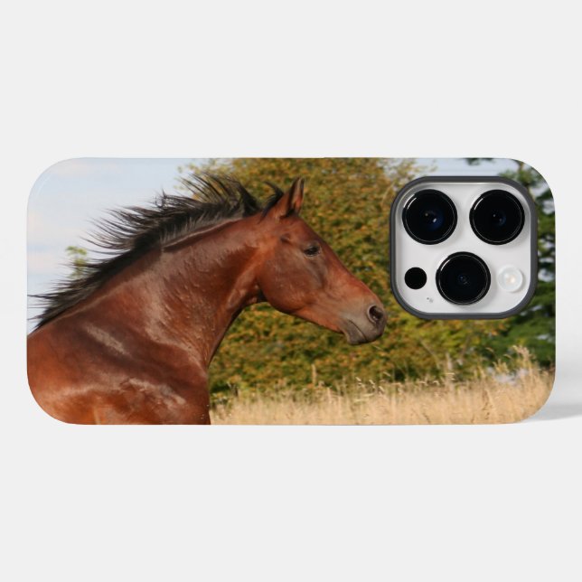 Coque Pour iPhone 14 Pro Beau cheval iPhone / coque ipad (Verso (horizontal))
