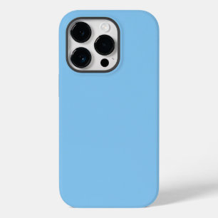 Coque Pour iPhone 14 Pro Bleu Clair Uni, Coque iPhone
