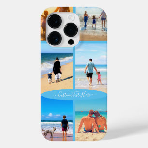 Coque Pour iPhone 14 Pro Collage photo personnalisé coque iphone texte vos 