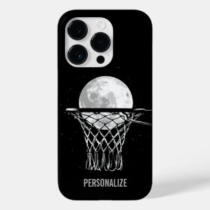 Coque Pour iPhone 14 Pro Coque de la lune de basket-ball-coque iphone