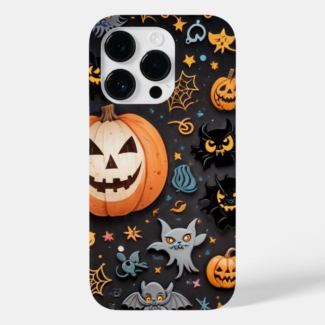 Coque Pour iPhone 14 Pro coque iphone citrouille (Verso)