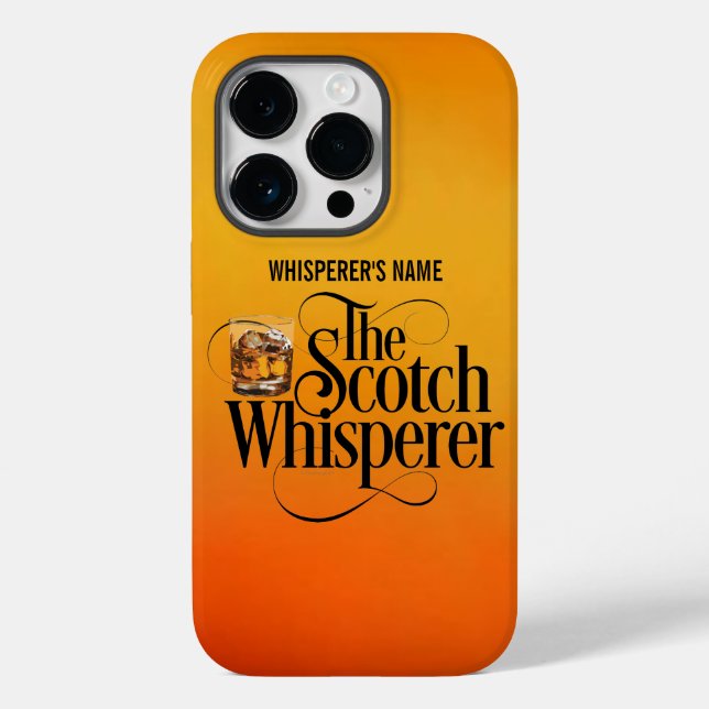 Coque Pour iPhone 14 Pro Coque iphone Coque-Mate de Scotch Whisperer (Verso)