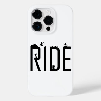 Coque Pour iPhone 14 Pro RIDE Snowboard et Surf iPhone 14 Pro Coque
