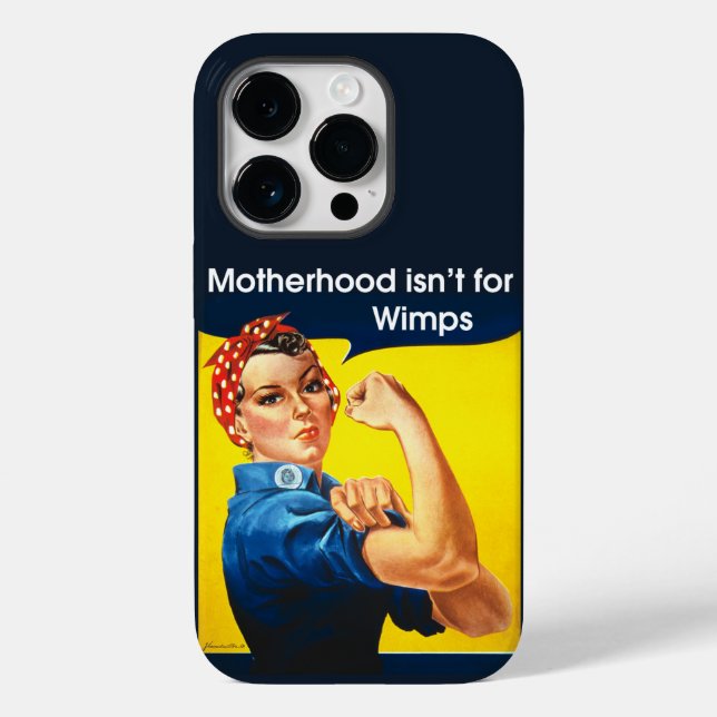 Coque Pour iPhone 14 Pro Rosie le Riveter ~ coque iphone (Verso)