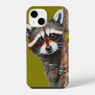 Coque Pour iPhone 14 Raccoon à partir de Tree iPhone 14 Coque