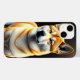 Coque Pour iPhone 14 Shiba inu musclé et enervé art numérique (Back (Horizontal))