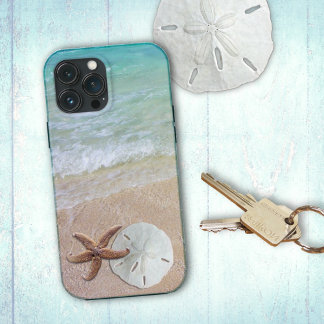 Coque Pour iPhone 14 Starfish Sand Dollar Beach Scene coque iphone